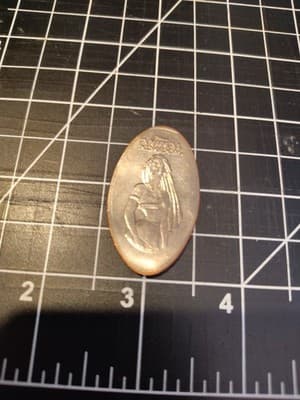 Disney Pocahontas Princess Collectible Pressed Quarter Coin