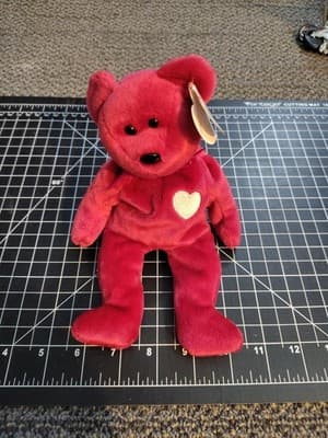 Ty Valentina the Red Bear Beanie Baby