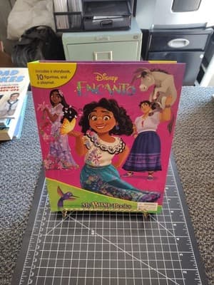 Disney Encanto My Busy Books Storybook 10pc Figures Playmat Mirabel Isabela New