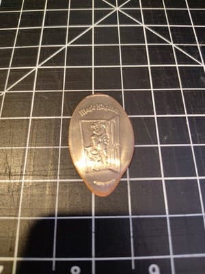 RETIRED Disney WDW Magic Kingdom Mike Sulley Elongated Pressed Quarter MK0128