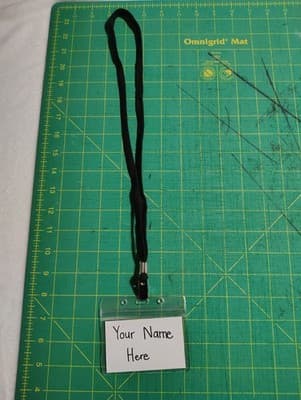 Amazing BLACK Clip Lanyards (3 Pack!!)