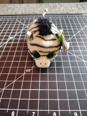 Ty Beanie Babies Zilla, Zebra 3" 8cm Stackable Teeny new rare