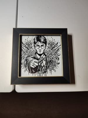 Harry Potter Hueforge 5"X5" 3d Printed Symbolism