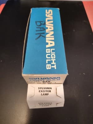 BAK EXCITER LAMP BULB 75A-T5-SCP-1 4V -SYLVANIA