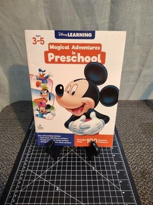 Disney Learning Magical Adventures in Preschool Workbook, PreK Math, Alphabe...