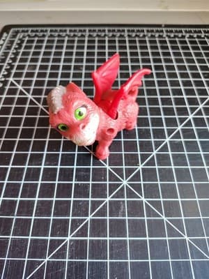 Shrek Franchise - McDonalds The Third Red Baby Dragon Happy Meal Toy