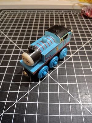 Thomas And Friends Wooden Train - Thomas The Tank Engine Blue #1