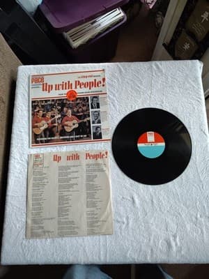 1965 Pace Magazine presents Up with People Vinyl LP Pace #1101 1965 Mono