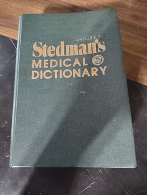 Stedman's Medical Dictionary Hard Cover 22nd Edition Thumbnail 1972 - !32 - 10B