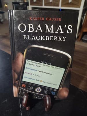 Obama's BlackBerry by Kasper Hauser (2009, Hardcover) Humor Comedy Parody