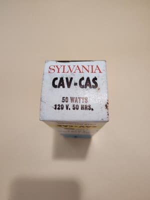 PROJECTOR LAMP -CAV-CAS- 120V 50W -SYLVANIA