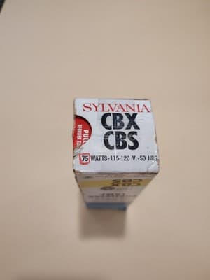Sylvania CBX/CBS Projector Lamp Projection Bulb 115-120v 75w - NOS