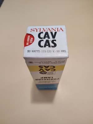 CAV CAS Sylvania Projector Lamp 50W 115-120V