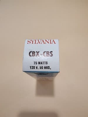 CBX-CBS Projection Bulb 120V 75W Specialty Lamp - SYLVANIA - NOS