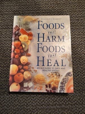 1997 Reader's Digest FOODS THAT HARM Foods That Heal Hardcover Book NEW Vintage