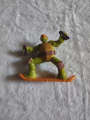 McDonalds 2013 Teenage Mutant Ninja Turtles Michelangelo Snowboard Figure #7
