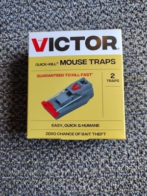 Victor M140B Quick Kill Mouse Traps - 2 Pack