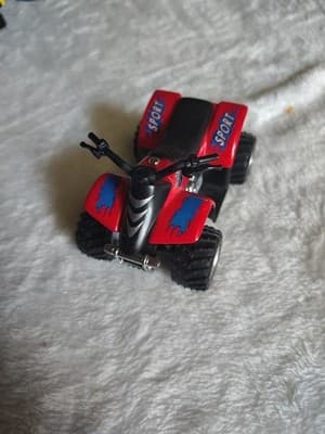 Smart ATV Red Kinsmart 3506D 3.5" Diecast Model Toy Car. EUC