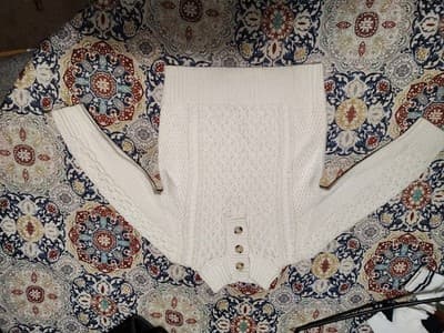 Cat & Jack | Toddler 3T Cable Knit Cream Sweater