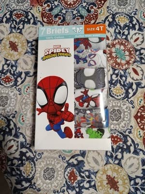 Toddler Boy Spidey & His Amazing Friends 7-Pack Brief Underwear Color: Size: 4T
