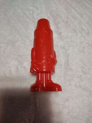 Vintage 2012 Crayola Stand Up Plastic Red Crayon Sharpener Figure Mexico