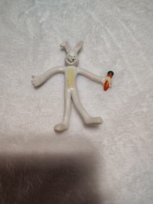 Vintage Gumby-Like Fun 3" Mini Bendy Rabbit