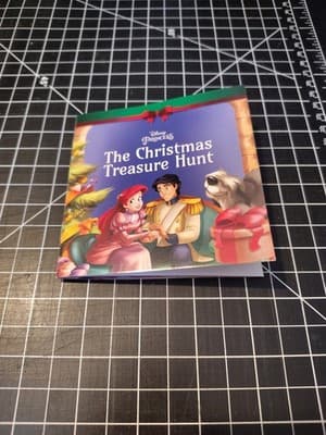 Disney Princess Mini Christmas Treasure Hunt 3-5/8”x3-5/8”Autumn Publishing 2020