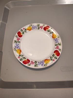Gibson COUNTRY ORCHARD 7" DESSERT/SALAD PLATE Peaches Cherry Grapes