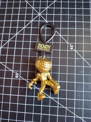 2018 Bendy and the Dark Revival EXCULSIVE Gold Keychain