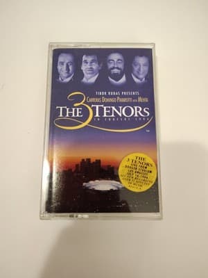 3 Tenors in Concert-1994 by Pavarotti / Domingo / Carreras (Cassette, 1994)