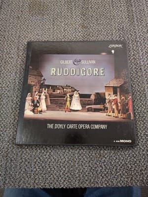 Gilbert & Sullivan Ruddigore (1962) D'Oyly Carte 2LP England Stereo OSA 1248