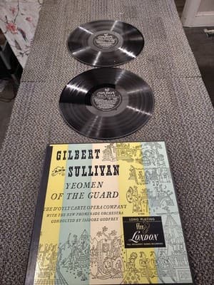 The Yeomen of the Guard Gilbert and Sullivan Vinyl LP NM BB 25109