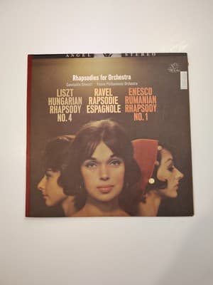 RARE LP SILVESTRI LISZT RAVEL ENESCO RAPSODIES OG FR VDM ASDF 162