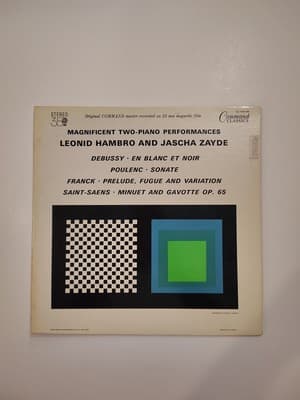 Leonid Hambro Jascha Zayde Magnificent Two Piano Performances 1962 Grand Award
