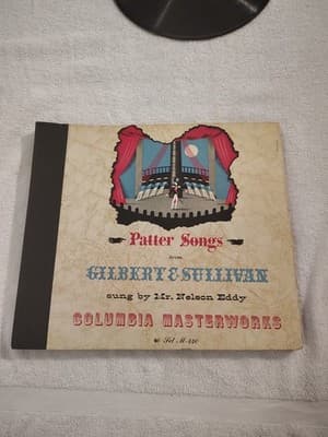 Nelson Eddy- Patter Songs From Gilbert & Sullivan NEW 1941 M-440 Shellac 10''