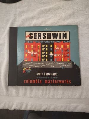 M69 ANDRE KOSTELANETZ AND HIS ORCHESTRA MUSIC-GEORGE GERSHWIN 4 RECORDS 78 Rpm