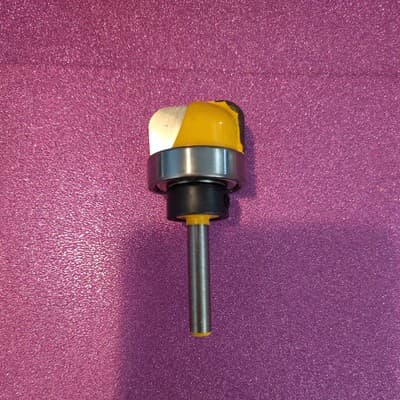 8mm Shank 1-1/8" Diameter Bowl & Tray Template Router Bit with Bearing
