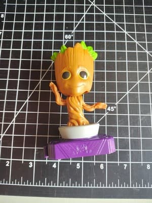 McDonald's Happy Meal Toy Marvel Heroes Guardians Galaxy I AM GROOT Pot Plant