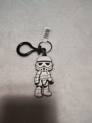 Star Wars Silicone Storm Trooper 2” Key Chain Key Ring