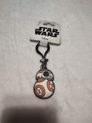 Monogram Star Wars BB-8 PVC Soft Touch Bag Clip NEW Droid George Lucas Jedi Sith