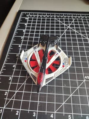Matchbox 2013 Sky Buster Series Turbo Tornado Red Black And White