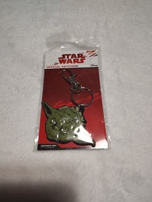 Genuine Star Wars Rubber Keyring Fob Keychain The Force Awakens C3PO Yoda Etc