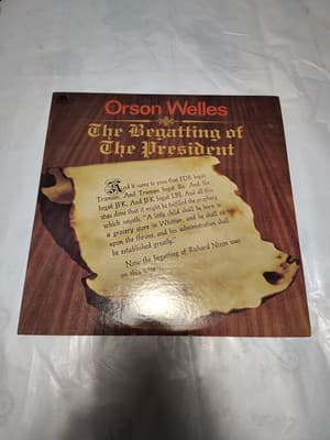 The Begatting of The President by Orson Wells Mediarts Records 1969 LP,Vinyl
