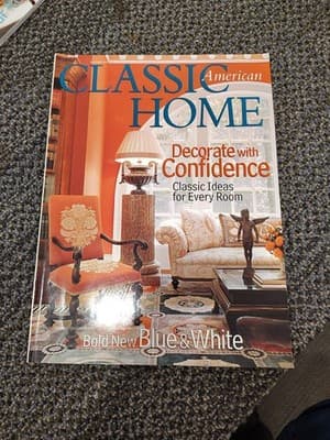 Classic American home magazine November 2001 Decorate With Confidence Vol 27 No5