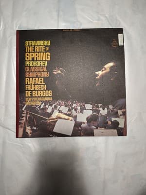 Frühbeck de Burgos STRAVINSKY The Rite of Spring PROKOFIEV 1967 Angel EX/VG