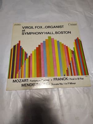 Virgil Fox Organist At Symphony Hall Boston LP Vinyl Record Album sealed N