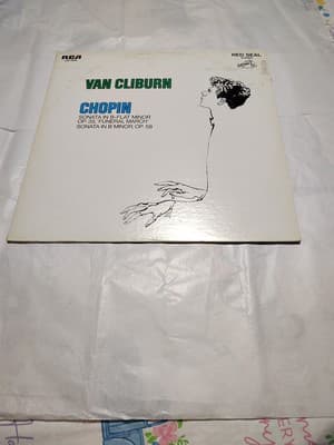 Van Cliburn Chopin Sonata B Flat Minor Funeral March LP Record Album RCA LSC3053