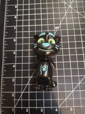 McDonald's 2016 Talking Tom Classic Black Happy Meal Toy Loose Used. Not Working