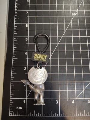 BENDY AND THE DARK REVIVAL SERIES 3 COLLECTOR CLIPS SINGLE LOOSE SILVER SAMMY