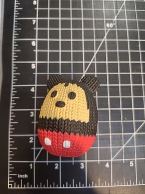 2021 Handmade By Robots Disney Knit Series 3" Mystery Egg "MICKEY MOUSE" Figure